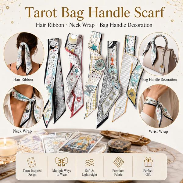 Tarot Twilly Long Ribbon Hair Wrist Scarf