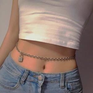 Chic Black Multi Layer Elastic Band Thigh Chain