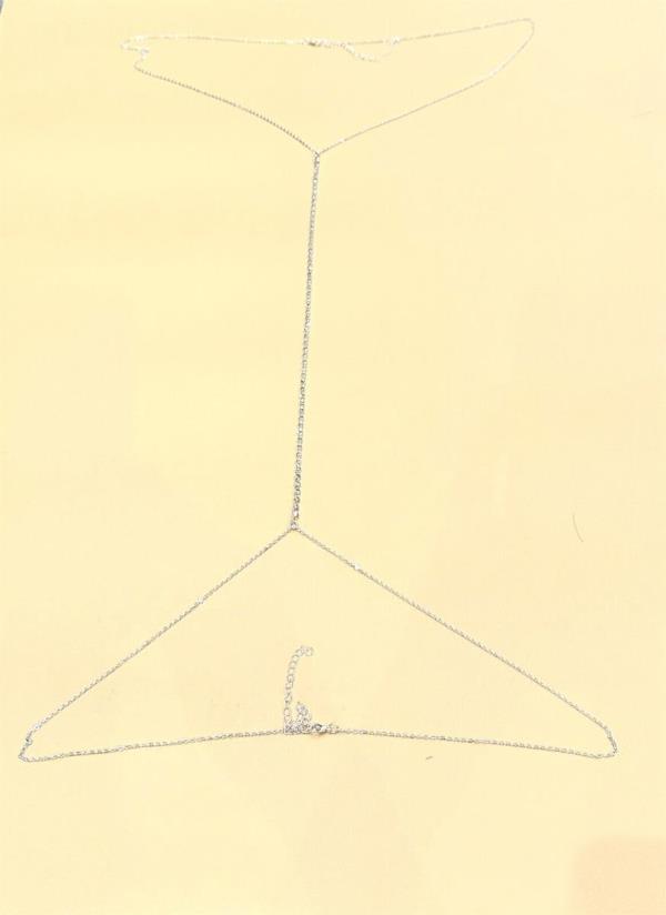 Crystal Crossbody Body Chain
