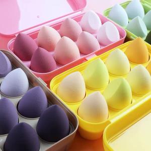 8 Candy Colour Sponge Puff Eggs