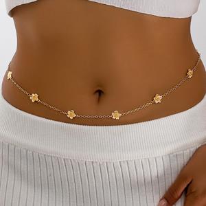 Glitter Bohemian Gold Geometric Waist Chain