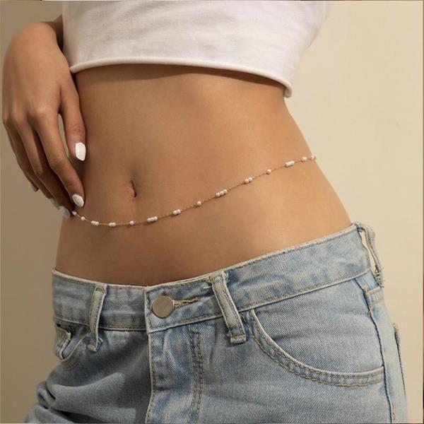 Glitter Bohemian Gold Geometric Waist Chain