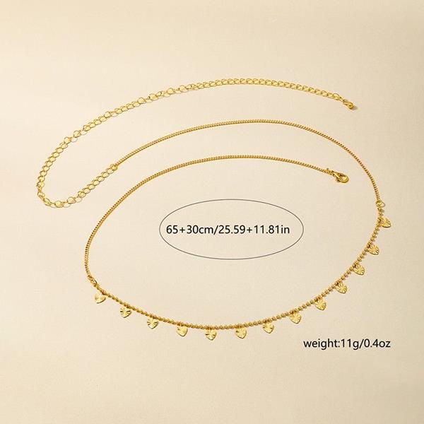 Glitter Bohemian Gold Geometric Waist Chain