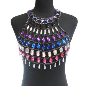 Multi Pearl Tassel Waist Body Chain
