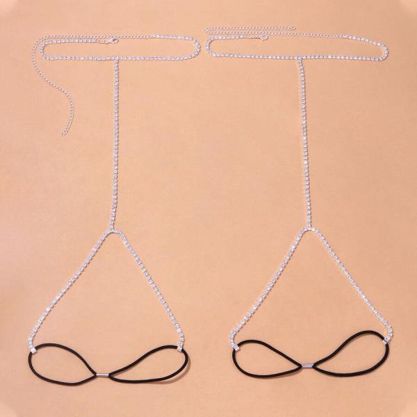 Crystal Elastic Thigh Leg Chain