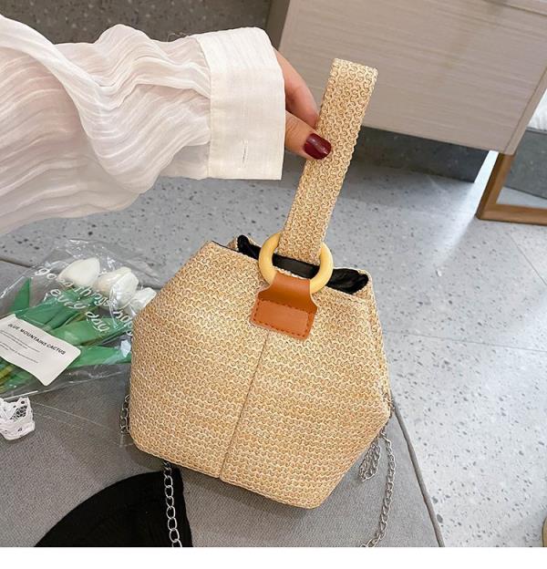 Woven Knit Handbag Crossbody Bag
