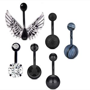 10 Silicon Spine Tickler Tongue Piercing Barbells