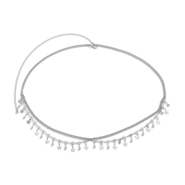 Multi Layer Pendant Tassel Belly Waist Chain