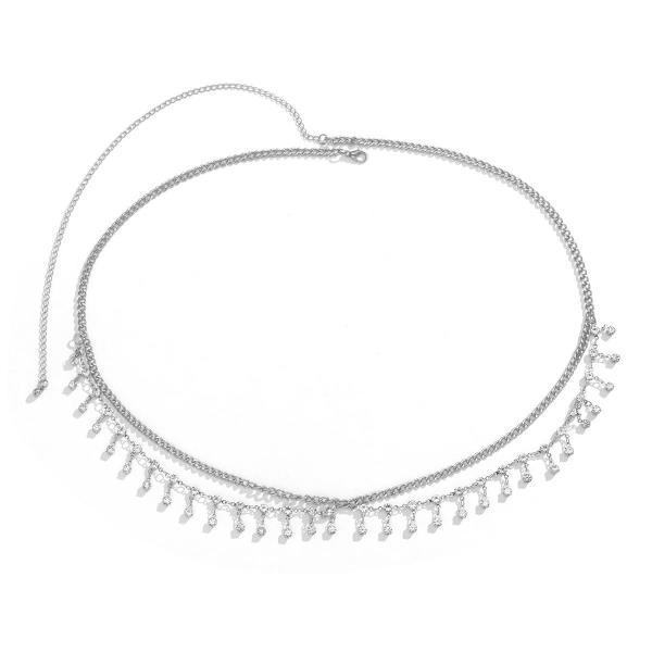 Multi Layer Pendant Tassel Belly Waist Chain