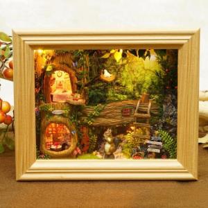 DIY Pink Mood Wooden Handmade Miniature Dollhouse