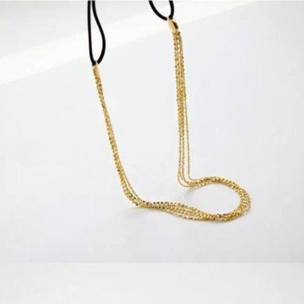 Bohemian Gold Multi Tassel Head Chain