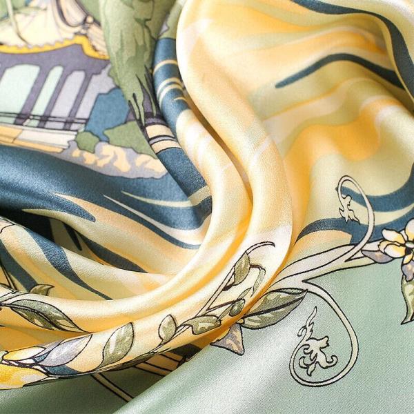 Small Mulberry Silk Graffiti Square Scarf