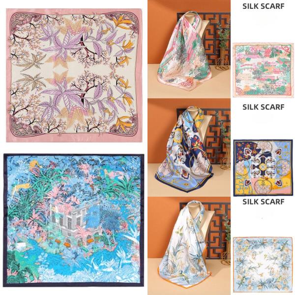 Small Mulberry Silk Graffiti Square Scarf