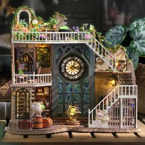 DIY Magic Treasure House LED Handmade Miniature Dollhouse