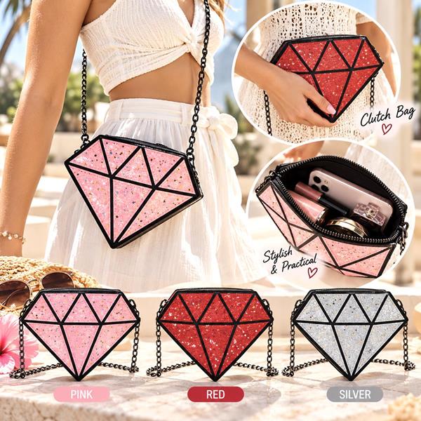 Diamond Crossbody Chain Bag
