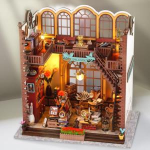 DIY Magic Treasure House LED Handmade Miniature Dollhouse