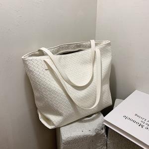 Drawstring Faux Leather Bucket Bag