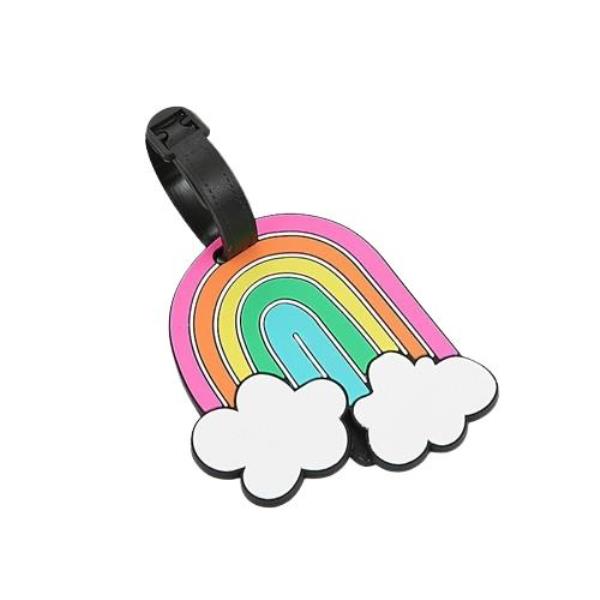 Cartoon Waterproof PVC Travel Name Luggage Bag Tag