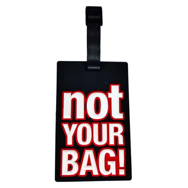 Cartoon Waterproof PVC Travel Name Luggage Bag Tag