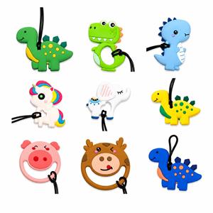 Dual Texture Building Block Sensory Chew Necklace