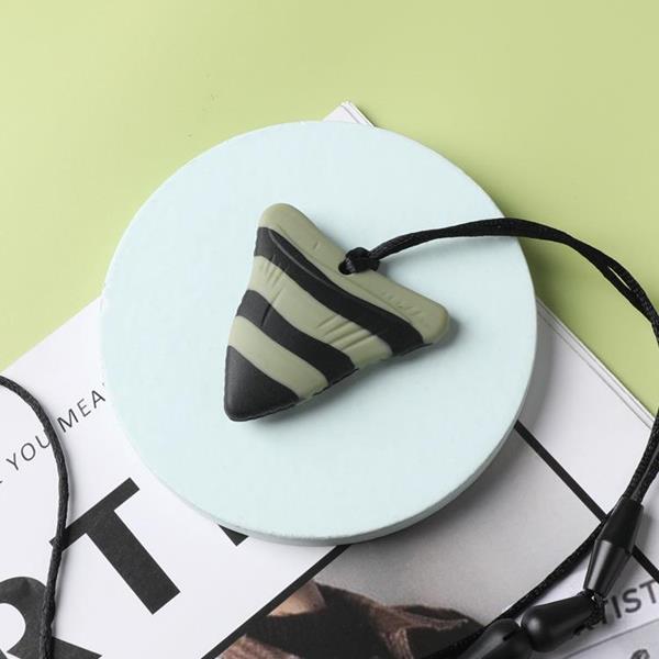 Silicone Shark Tooth Sensory Chew Necklace