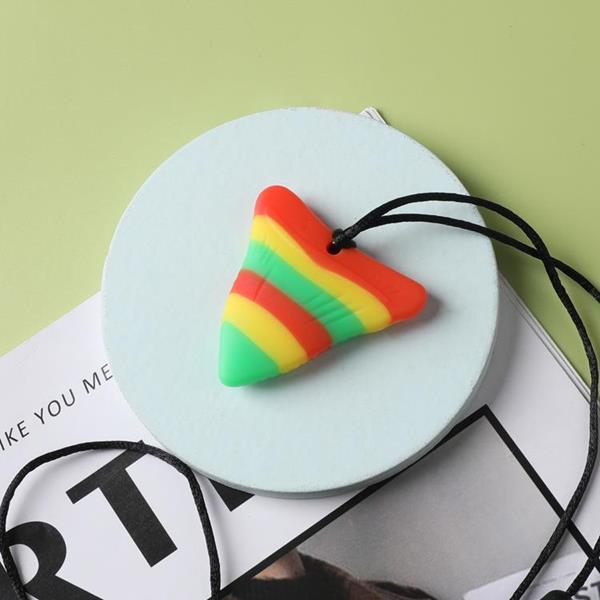 Silicone Shark Tooth Sensory Chew Necklace