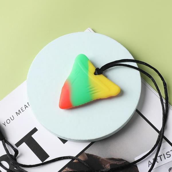 Silicone Shark Tooth Sensory Chew Necklace