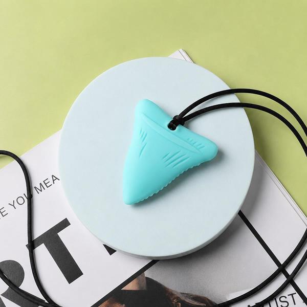 Silicone Shark Tooth Sensory Chew Necklace