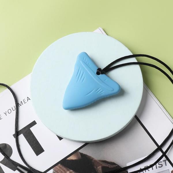 Silicone Shark Tooth Sensory Chew Necklace