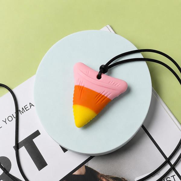 Silicone Shark Tooth Sensory Chew Necklace