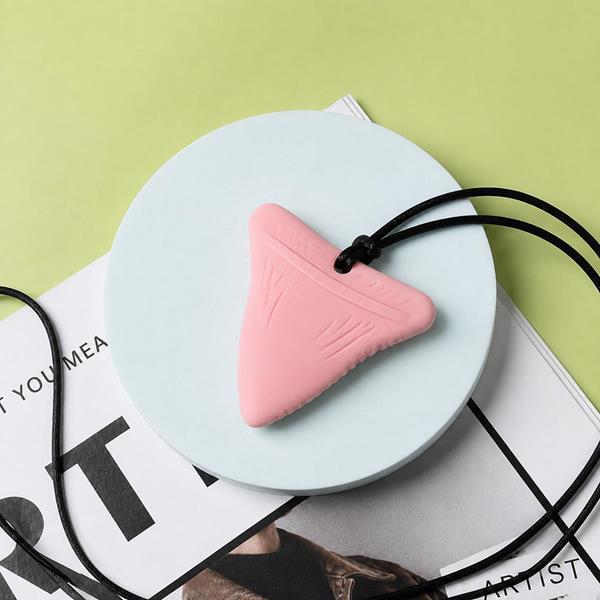 Silicone Shark Tooth Sensory Chew Necklace