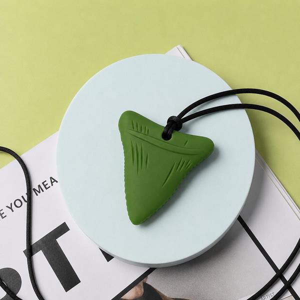 Silicone Shark Tooth Sensory Chew Necklace