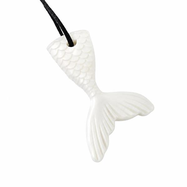 Silicone Mermaid Tail Sensory Chew Necklace