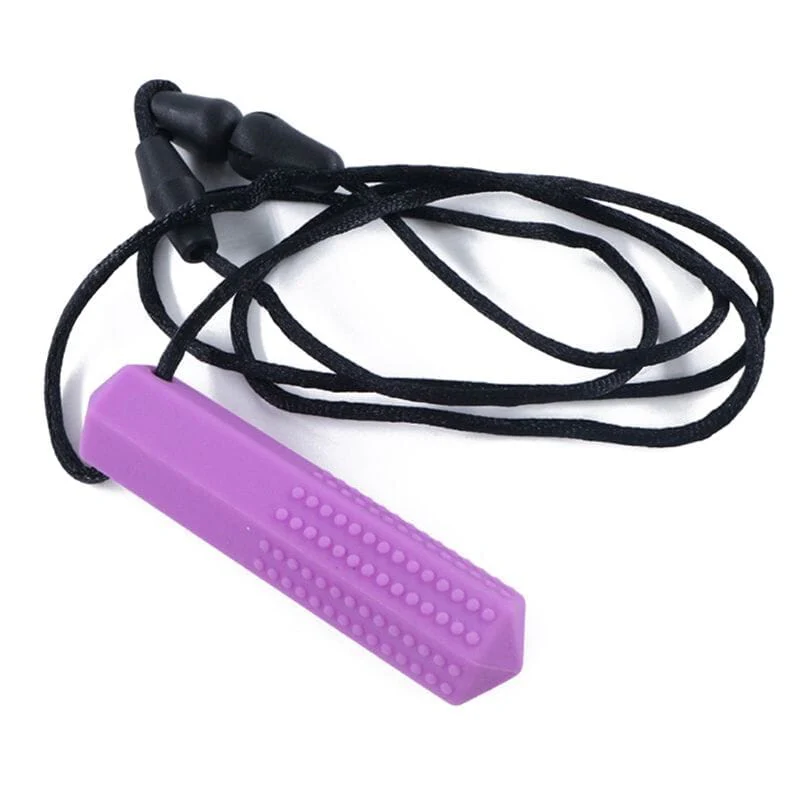 Silicone Hexagonal Sensory Chew Stick Necklace