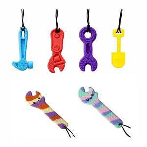 Children Dinosaur Pendant Oral Motor Sensory Chew Necklace