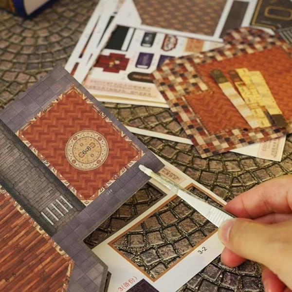 DIY Twilight Book Mall LED Handmade Miniature Dollhouse