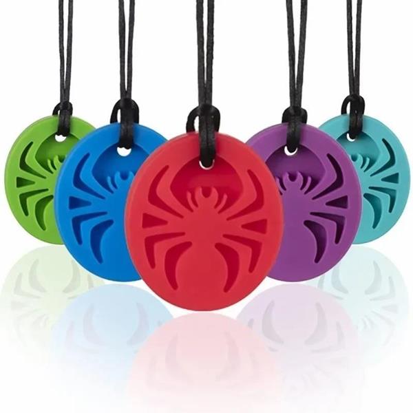 Spider Silicone Sensory Chew Necklace for Kids
