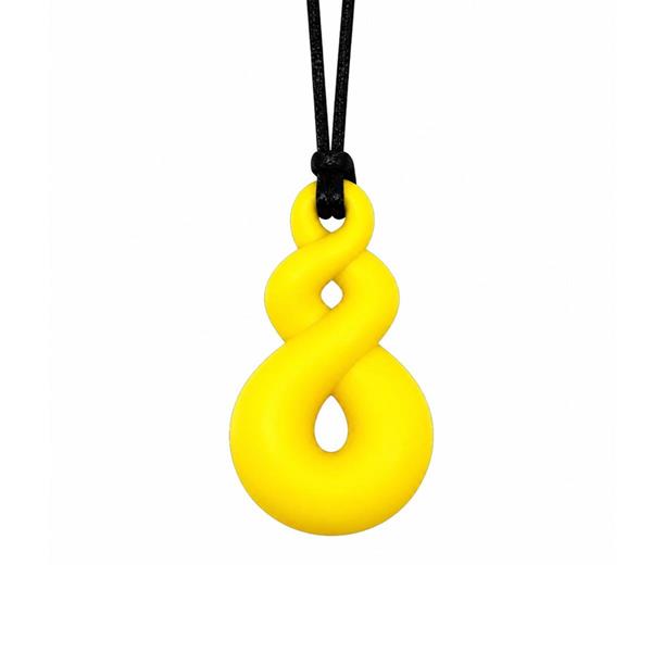 Silicone Infinity Twist Loop Sensory Chew Necklace