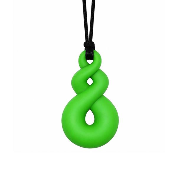 Silicone Infinity Twist Loop Sensory Chew Necklace