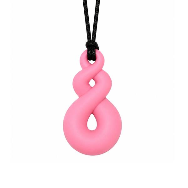 Silicone Infinity Twist Loop Sensory Chew Necklace