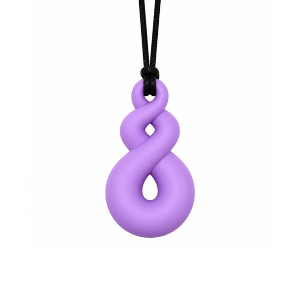 Silicone Infinity Twist Loop Sensory Chew Necklace