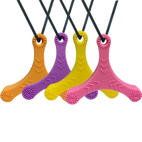 Silicone Y Chew Geometric Sensory Chew Necklace