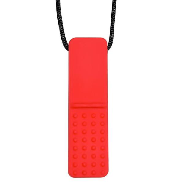 Dual Texture Building Block Sensory Chew Necklace