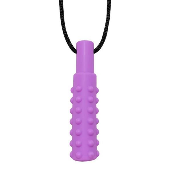 Textured Tube Silicone Sensory Chew Necklace