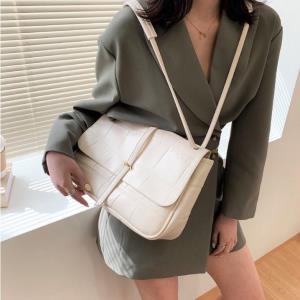 Durable Black Canvas Casual Crossbody Bag