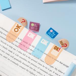 4 Packs Portable Gradient Color Memo Sticky Notes