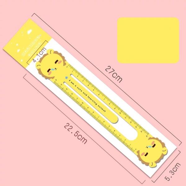 2 In 1 Cartoon Magnet Bookmark Ruler