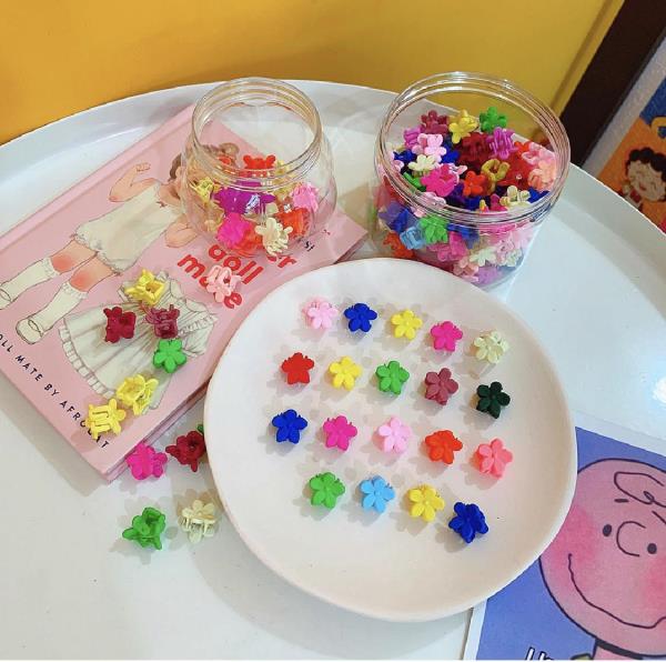 10 Mix Multicolour Mini Hair Pins