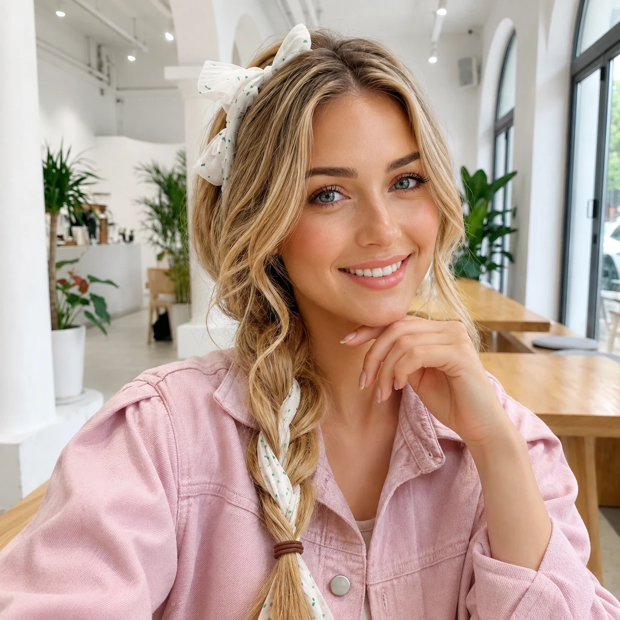 Bohemian Elastic Shell Tassel Hair Chain