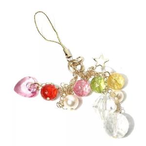 Cartoon Round Dog Chain Keyring